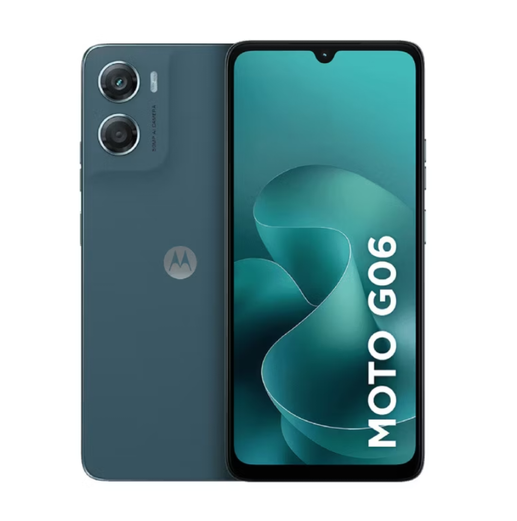 Smartphone Motorola Moto G06 128GB, 4GB RAM + 8GB Boost, Câmera 50MP